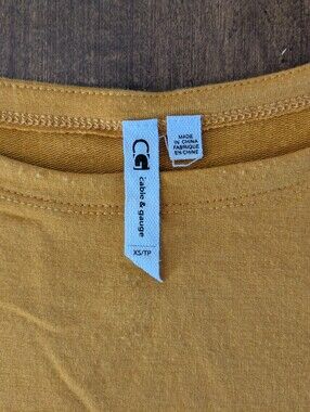 Cable And Gauge Mustard Tunic XS